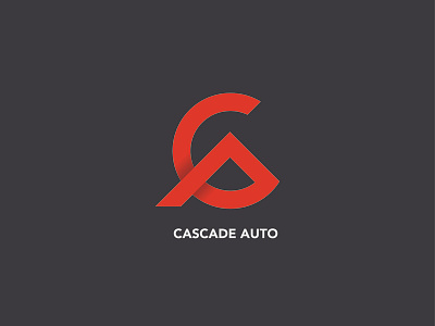 Cascade Auto auto logo brand corporate identity logo logo design