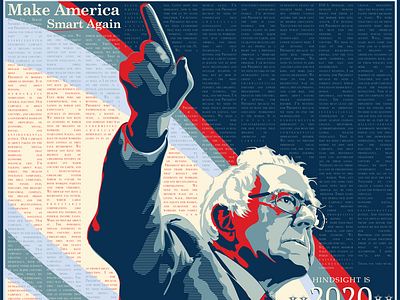 Make America Smart Again - Bernie Sanders poster