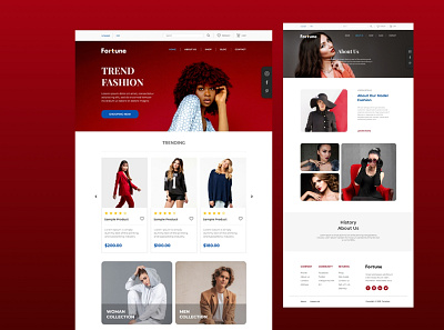 E-Commerce Web Design ecommerce ecommerce web design landing page design ui ui ux design web design