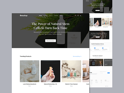 Beauti Product Web Design