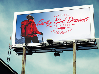 Billboard Advert billboard billboard advert early bird