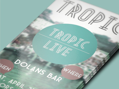 Tropic gig poster poster tropic