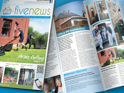 Five News five news leaflet newsletter