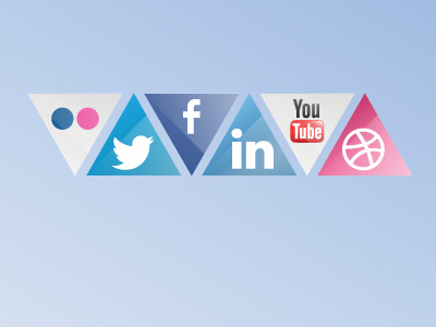 Download Triangle Social Icons icons social triangle triangle social icons