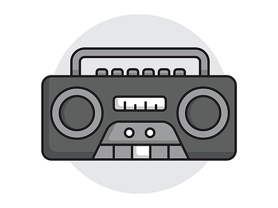 Hip Hop Icons design flat hip hop icon illustration logo vector