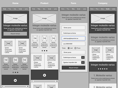 Daily UI #069 information architecture ux ux design website wireframe