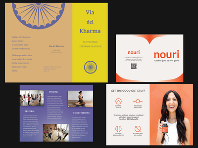 Brochure breath brochure depliant design figma graphic graphic design health illustrator karma yoga