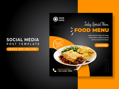 Social Media Template Food