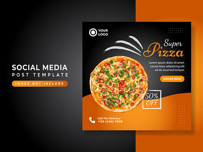 Social Media Template Food