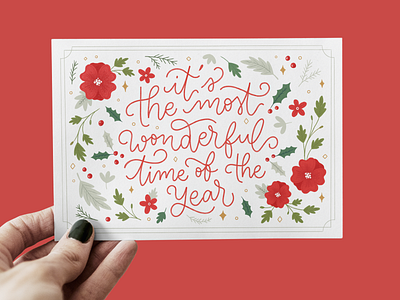 It's the most wonderful time of the year illustration