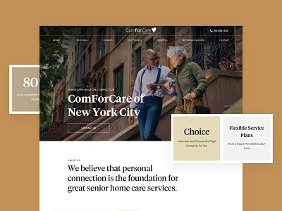 ComForCare - Responsive Website adchitects design graphic design responsive web design responsive website ui