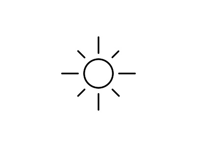 A simple sun icon.