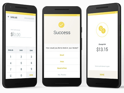 POS android app android design mobile app