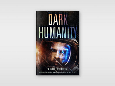 Dark Humanity book cover book cover design fiction sci fi