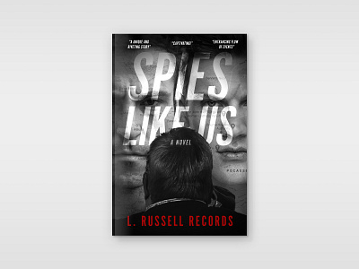 Spies Like Us book cover adventure book cover design fiction thriller