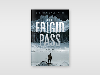 The Frigid Path book cover adventure book cover design fiction thriller