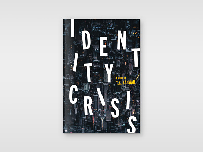 Identity Crisis book cover book cover design fiction