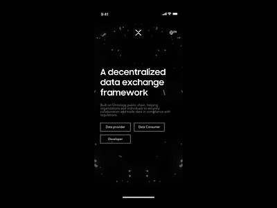 DDXF Mobile Animation app bitcoin blockchain btc crypto landingpage minimal minimalist ui wallet