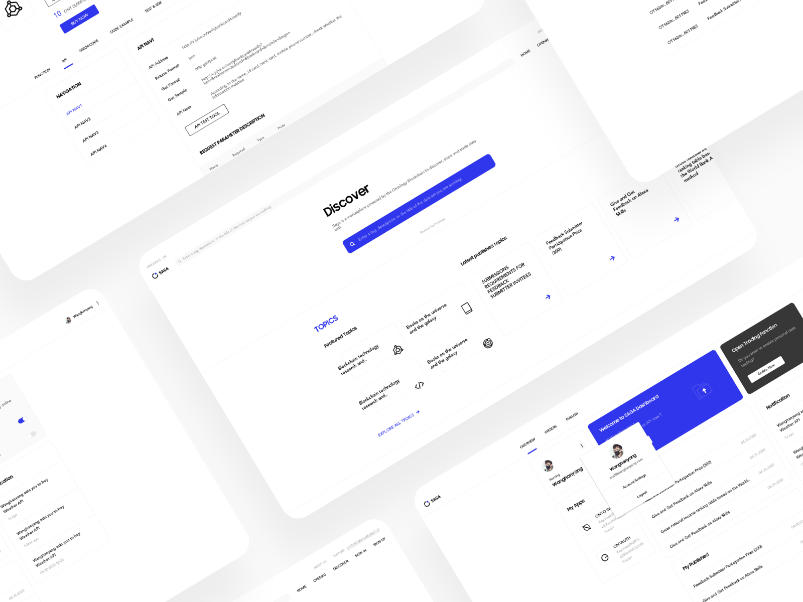 Crypto Data Market Place by Hanyang Wang on Dribbble