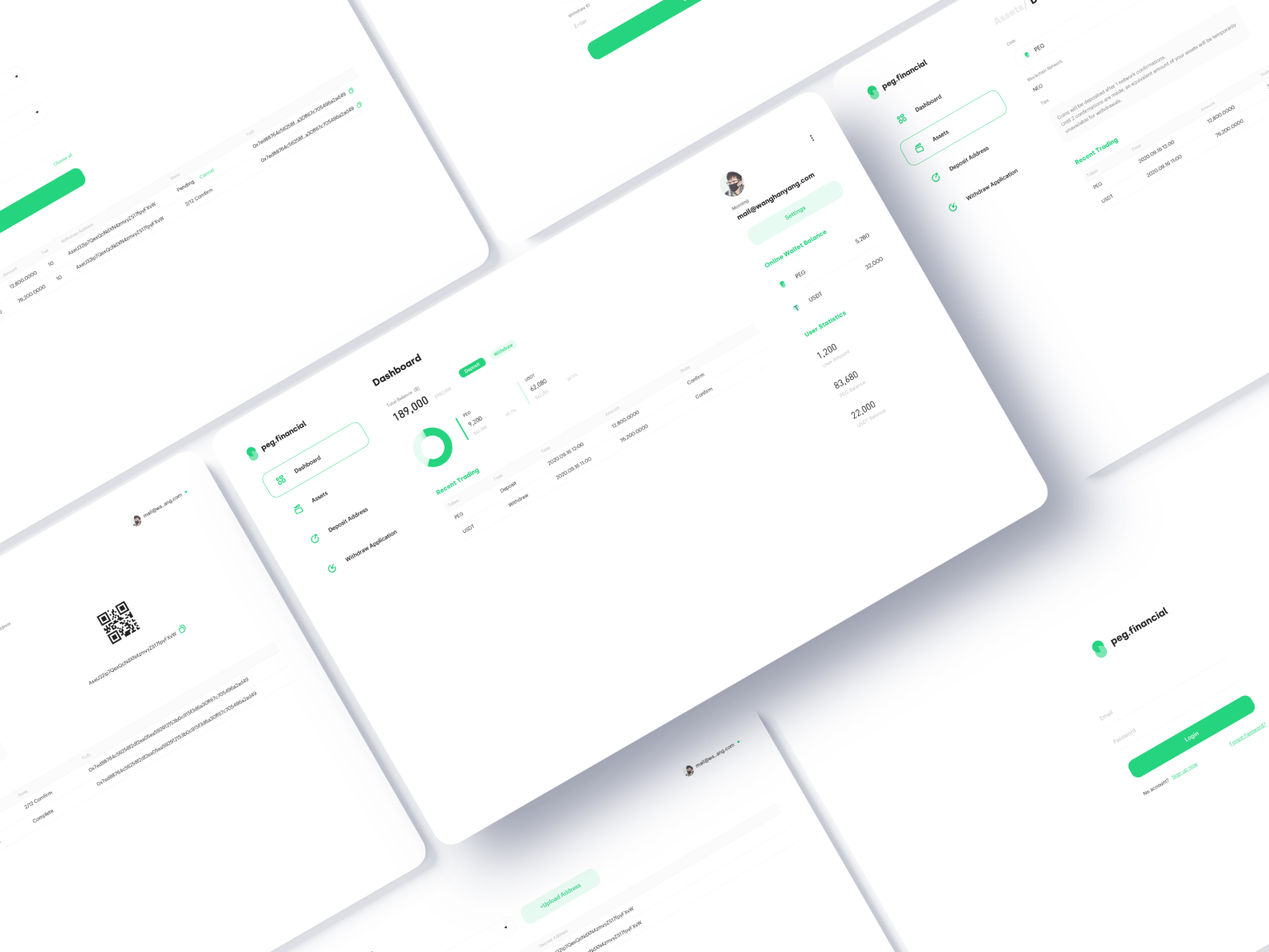 peg.financial Crypto Platform by Hanyang Wang on Dribbble