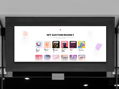 DeFine - NFT Offline Auction 16:9 Screen