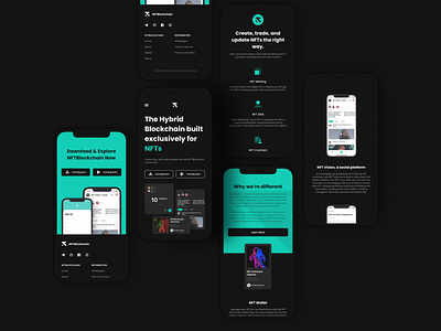 NFTBlockchain Landing Page