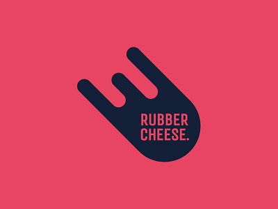 Rubber Cheese balls branding cheese identity logo logotype monogram