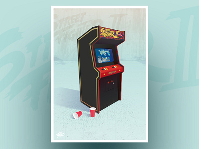Streetfighter 2 Arcade Cabinet