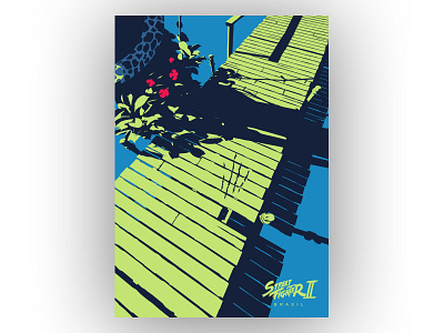 Streetfighter 2 - Brazil art brazil capcom fanart game popart poster streetfighter