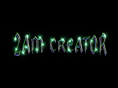 2AM Creator type design