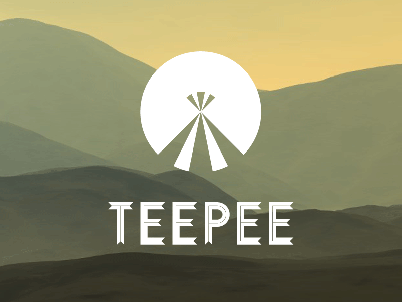 Teepee Brand Identity branding logo teepee