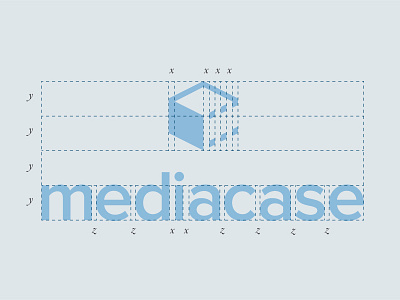 Mediacase Logo clean corporate logo mediacase
