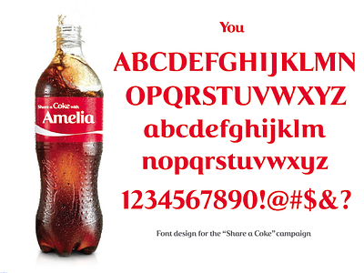 "Share a Coke" Font