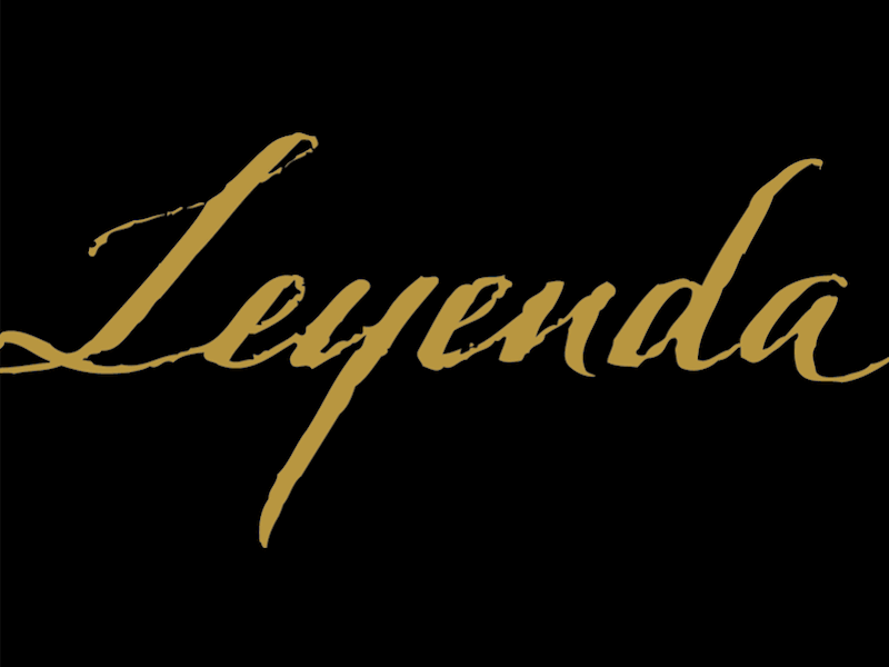 Leyenda design lettering logo type typography