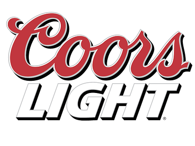 Coors Light branding design lettering logo type typography