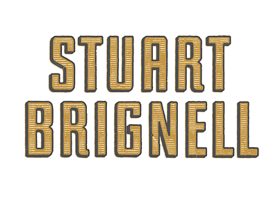 Stuart Brignell branding design lettering logo type typography