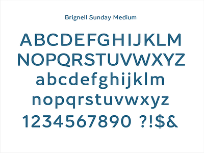 Brignell Sunday Medium