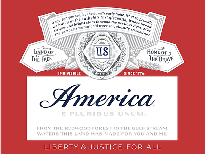 Budweiser America Label