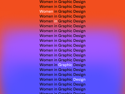 Women In Graphic Design Webinar Graphic (and sketches) branding design education figmadesign gradient graphic illustration typogaphy women