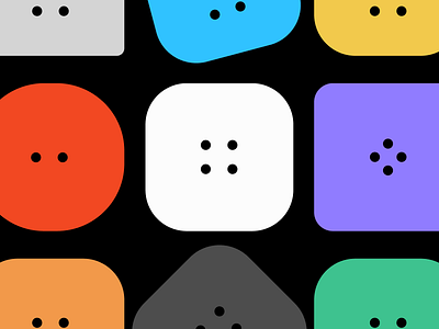 Fun Buttons 〰 color figma figmadesign fun graphic illustration simple