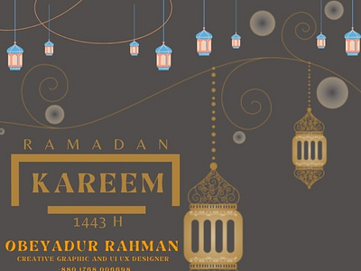 Ramadan Kareem 2022 branding designer graphic graphic design islamic design promotion ramadan ramadan 2022