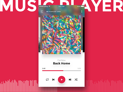 Music Player 009 100 challenge dailyui days interface music player ui user