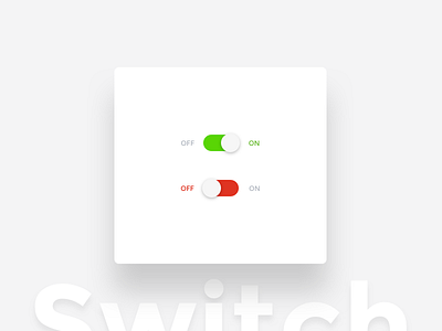 On/Off Switch 015 dailyui off on switch toggle