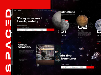 SPACED Homepage Concept