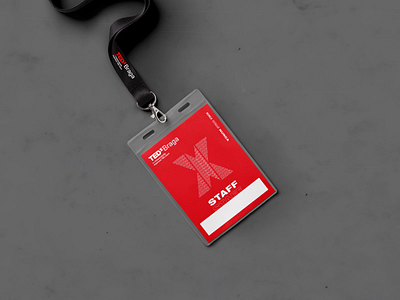 TEDxBraga 2018 Identity Card Holder badge card event holder ted tedx