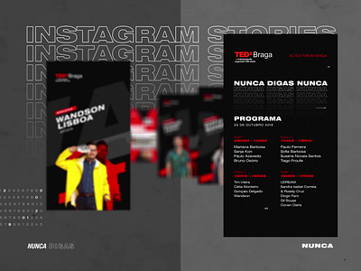 TEDxBraga 2018 Insta Stories 2 after effects animation design event graphic design identity instagram photoshop ted tedx