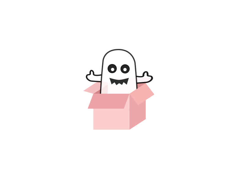 Ghost  in the Empty Box - Animation