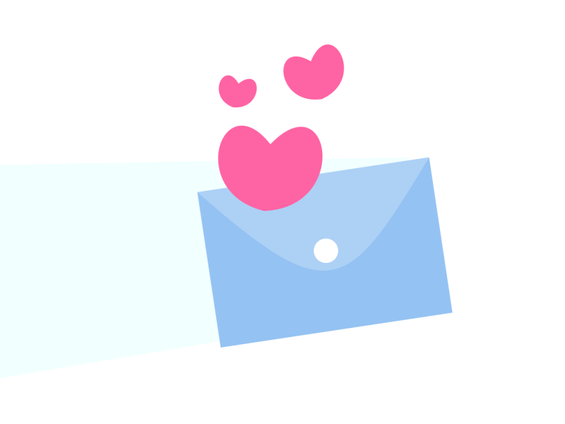 Love Letter - GIF Animation animation graphic design motion graphics