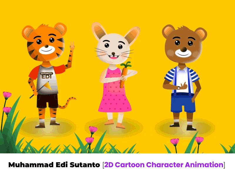 Cute Children's Book Illustration - Animated GIFs animated gifs animation cartoon childrens book illustration design graphic design illustration motion graphics perfect loop