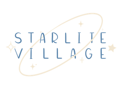 Starlite Village Secondary Logo art branding design graphic design graphics illustration logo procreate